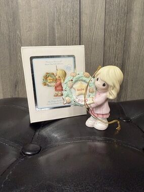 Precious Moments My Hope Is In You Porcelain Bisque Ceramic 2010 Ornament